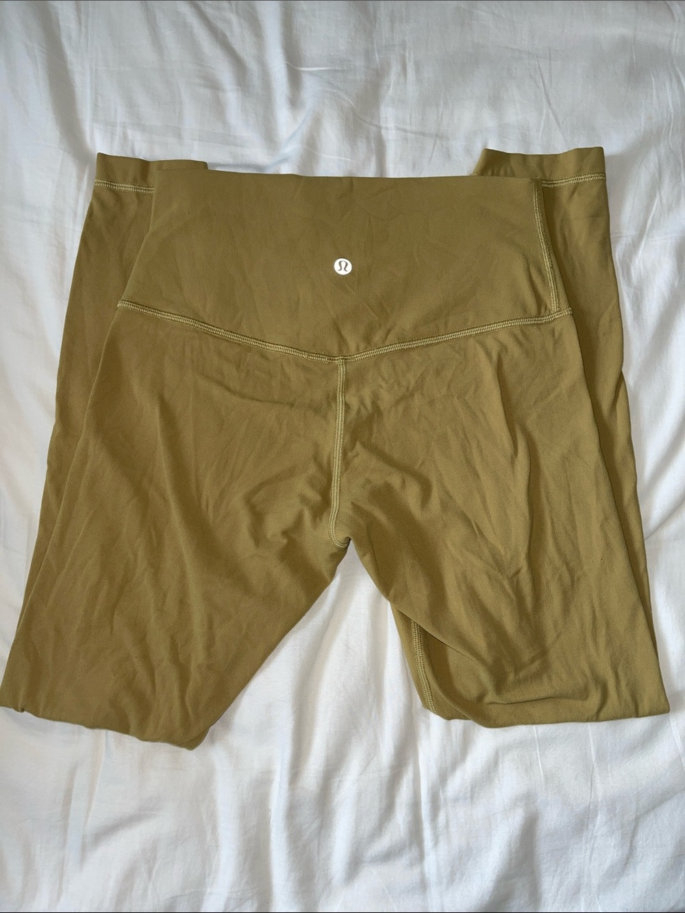 lululemon athletica golden Olive Green High-Rise align leggings 25”